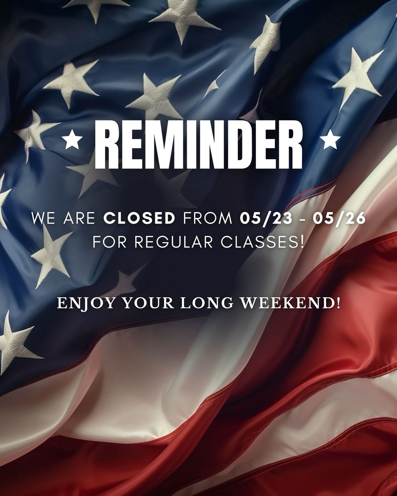 🇺🇸 Memorial Day Weekend Update 🇺🇸
All 3 of our locations will be closed from 5/23 – 5/26 in observance of the holiday weekend. We hope you enjoy a safe and relaxing time with your loved ones! ❤️💙
📍 At Our Bellmore Location ONLY:
Don’t forget to sign up for our 4-hour drop-off event happening on 5/23 from 9:00 AM - 1:00 PM