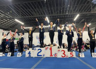 In honor of National Girls & Women in Sports Day we thought it would be the perfect opportunity to highlight and congratulate ALL of our athletes that competed in our Mardi Gras Madness Competition hosted by All American Gymnastics, Lynbrook❤️🤍💙