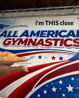 We hope you’re this close to checking out our website to get more information on all of our offerings! 🤏 Check us out today at icangymnastics.com