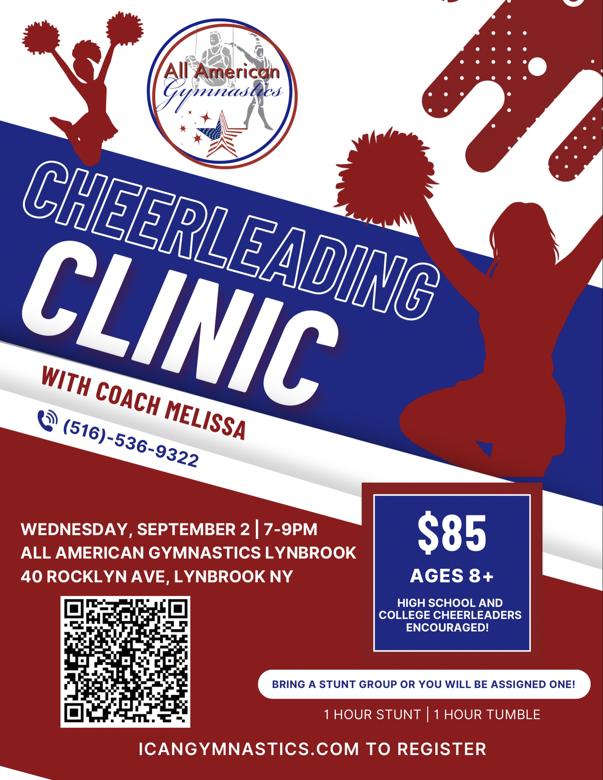 See you at our Lynbrook location 9/2! Register today!
