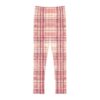 Bad Pink Plaid - Youth Full-Length Leggings