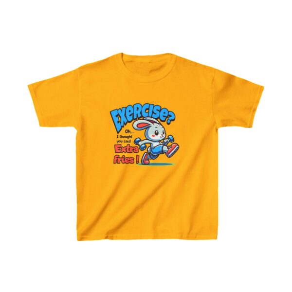 Exercise? - Kids Heavy Cotton™ Tee - Image 5