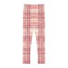 Bad Pink Plaid - Youth Full-Length Leggings - Image 2