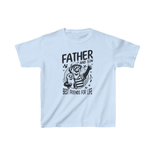 Father and Son - Kids Heavy Cotton™ Tee - Image 5