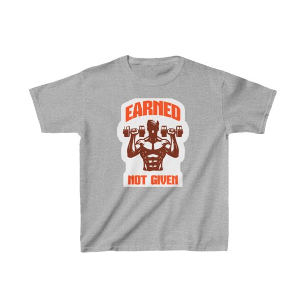 Earned Not Given - Kids Heavy Cotton™ Tee - Image 3