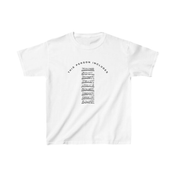 This Person Includes - Kids Heavy Cotton™ Tee