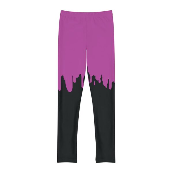 Midnight Black Pink - Youth Full-Length Leggings