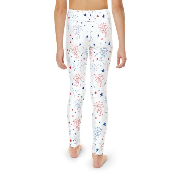 Fireworks 4 All - Youth Full-Length Leggings (AOP) - Image 4