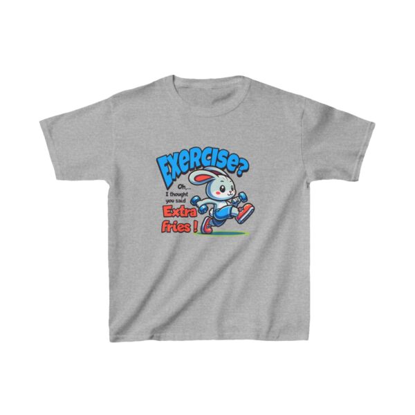 Exercise? - Kids Heavy Cotton™ Tee - Image 3