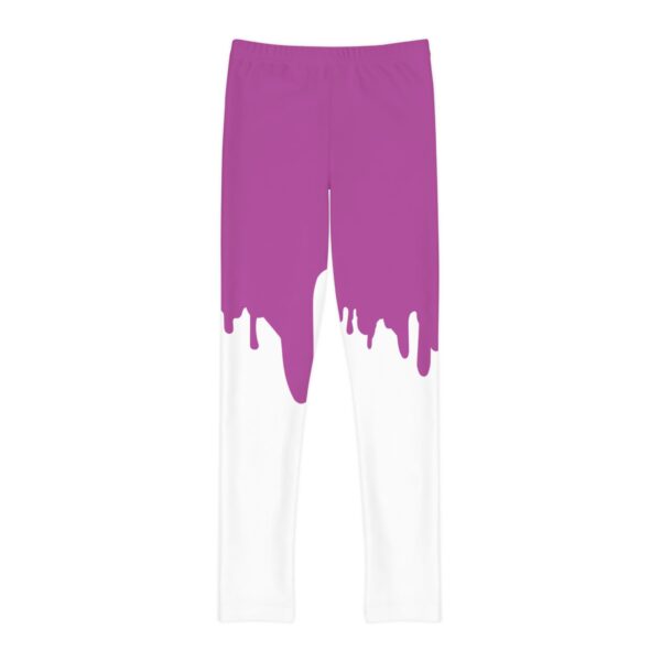 Drip Series - Melted Pink Frosting - Youth Full-Length Leggings