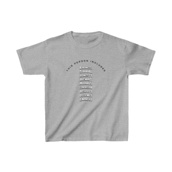 This Person Includes - Kids Heavy Cotton™ Tee - Image 3