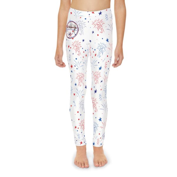 Fireworks 4 All - Youth Full-Length Leggings (AOP) - Image 3