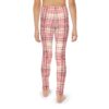 Bad Pink Plaid - Youth Full-Length Leggings - Image 4