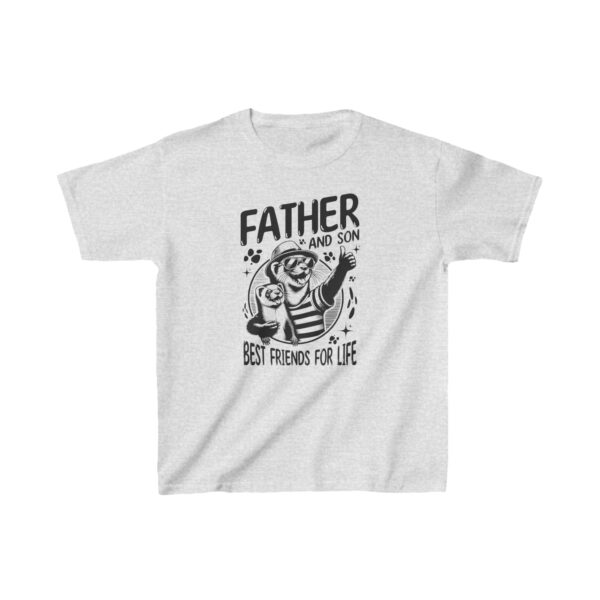 Father and Son - Kids Heavy Cotton™ Tee - Image 3