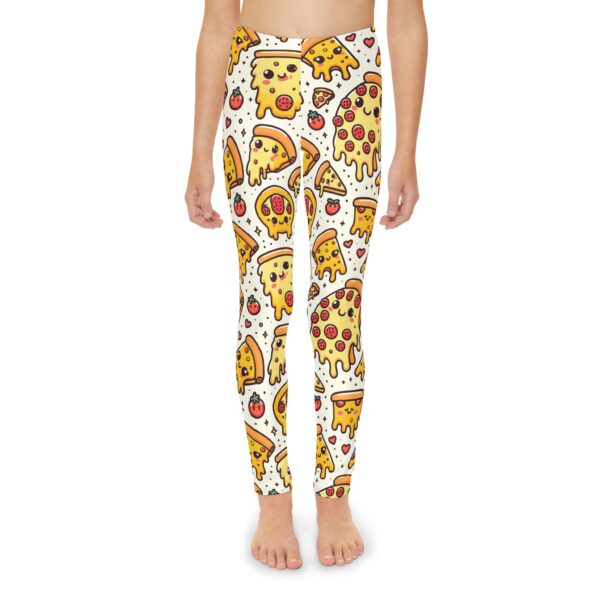 Pizza Pizza - Youth Full-Length Leggings - Image 3